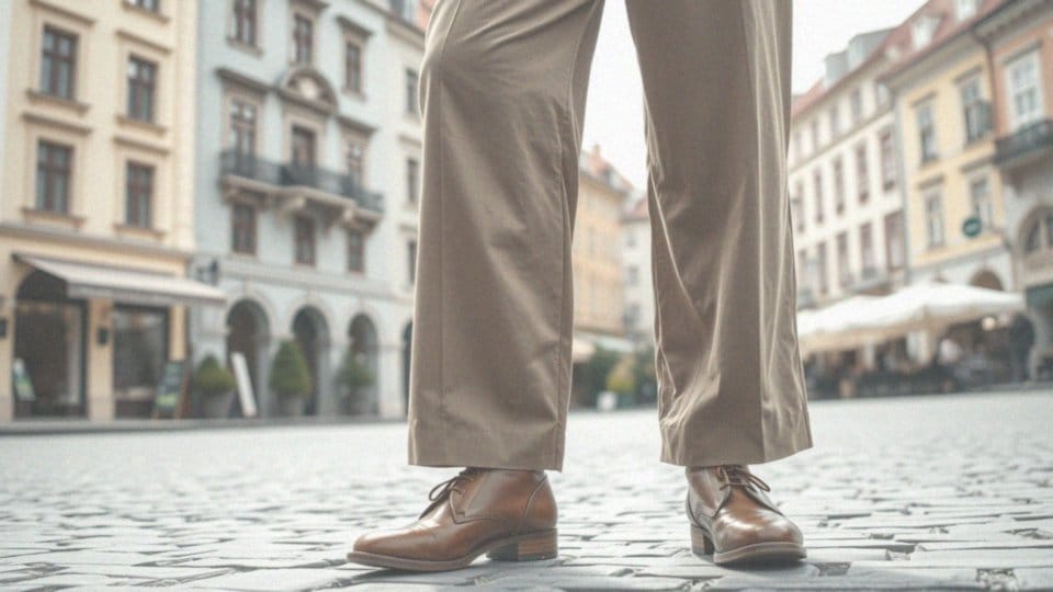 Jakie szerokie spodnie można nosić do sztybletów?