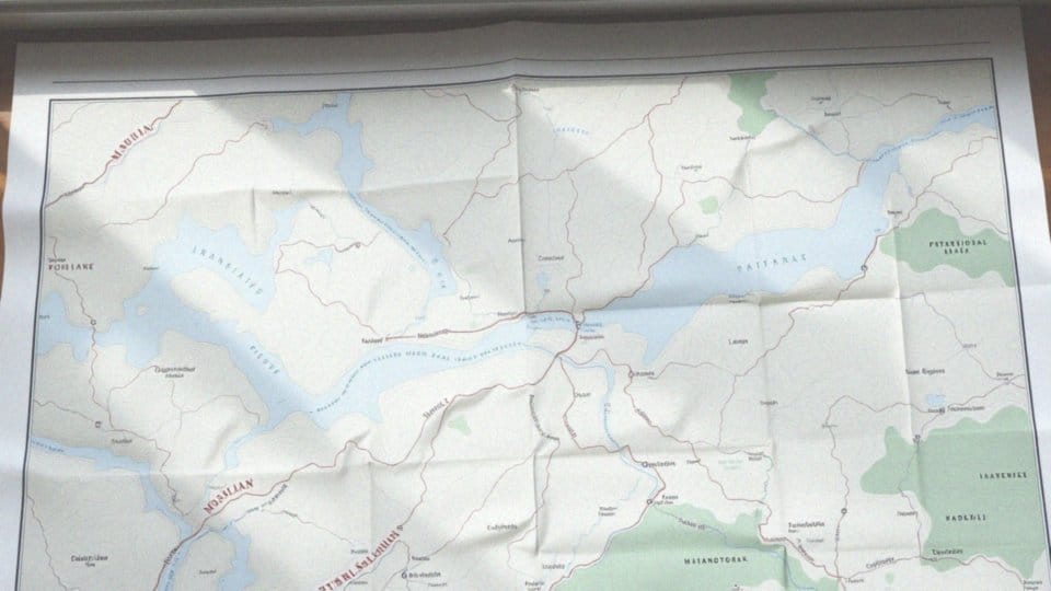 Jak wygląda mapa miejscowości na Mazurach?