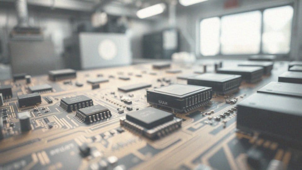 Co wyróżnia pamięć statyczną (SRAM) od pamięci dynamicznej (DRAM)?