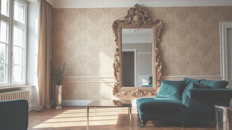 Jak duże lustra wprowadzają elegancję do salonu?