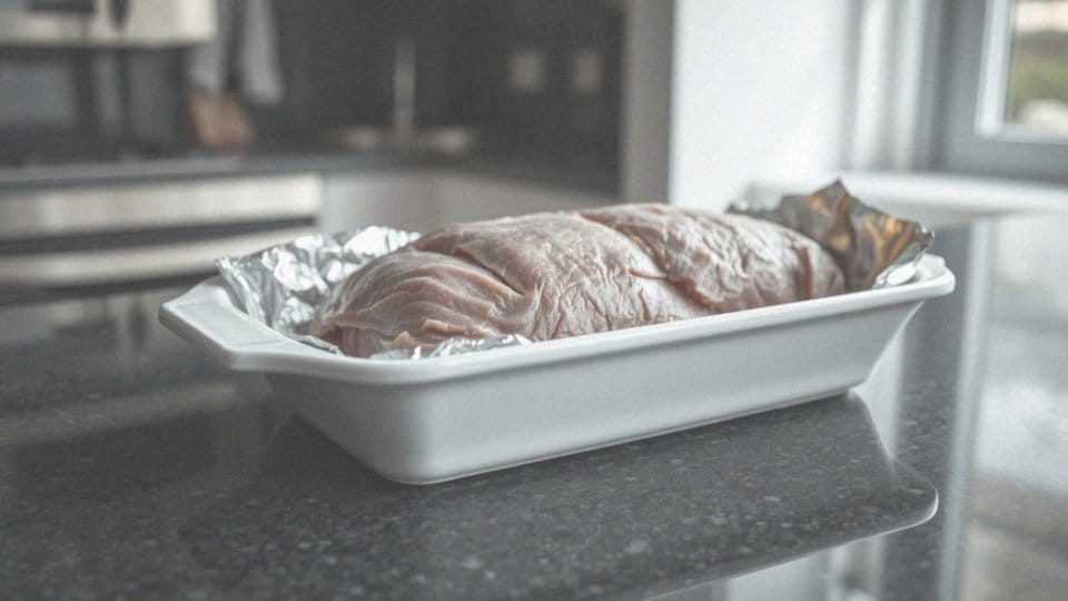 Co poprawia teksturę mięsa po rozmrażaniu w piekarniku?