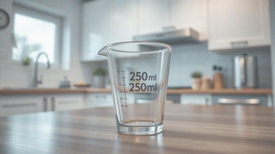 Ile mililitrów ma szklanka 250 ml?