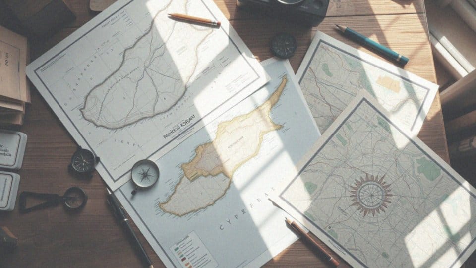 Jakie rodzaje map są dostępne dla Cypru?