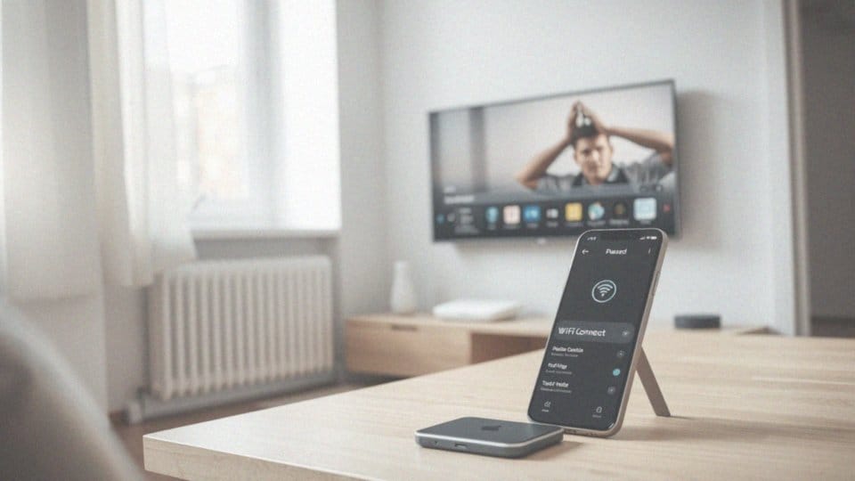 Jak sprawdzić połączenie z siecią Wi-Fi między telefonem a telewizorem?