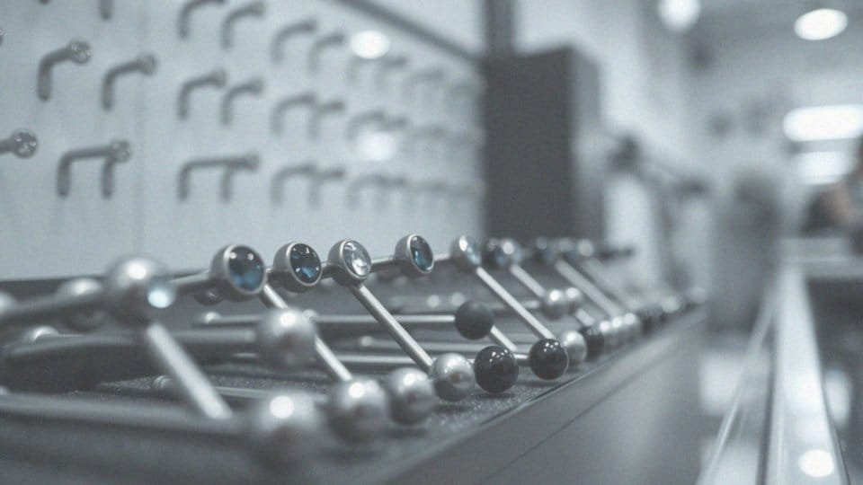 Jakie są ceny kolczyków do piercingu industrial?