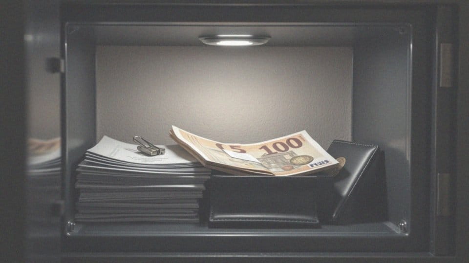 Jakie dokumenty i wartościowe przedmioty mogę przechowywać w sejfie?