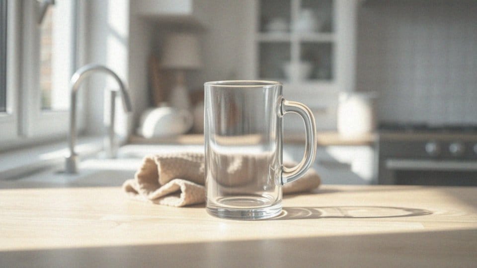 Jak dbać o szklankę z uchem?