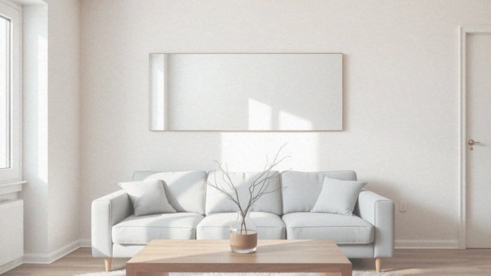 Gdzie powiesić lustro w salonie? Najlepsze lokalizacje i porady